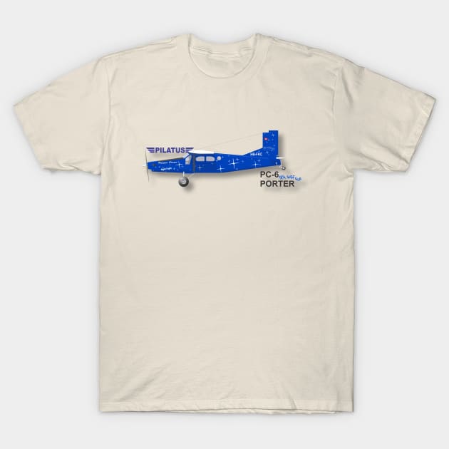 Pilatus PC6 Porter T-Shirt by GregThompson